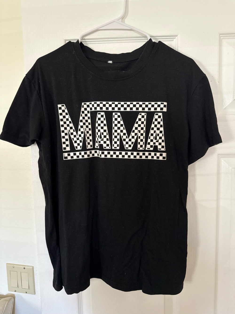 Black 'MAMA' Graphic Tee - Casual Women’s Shirt
